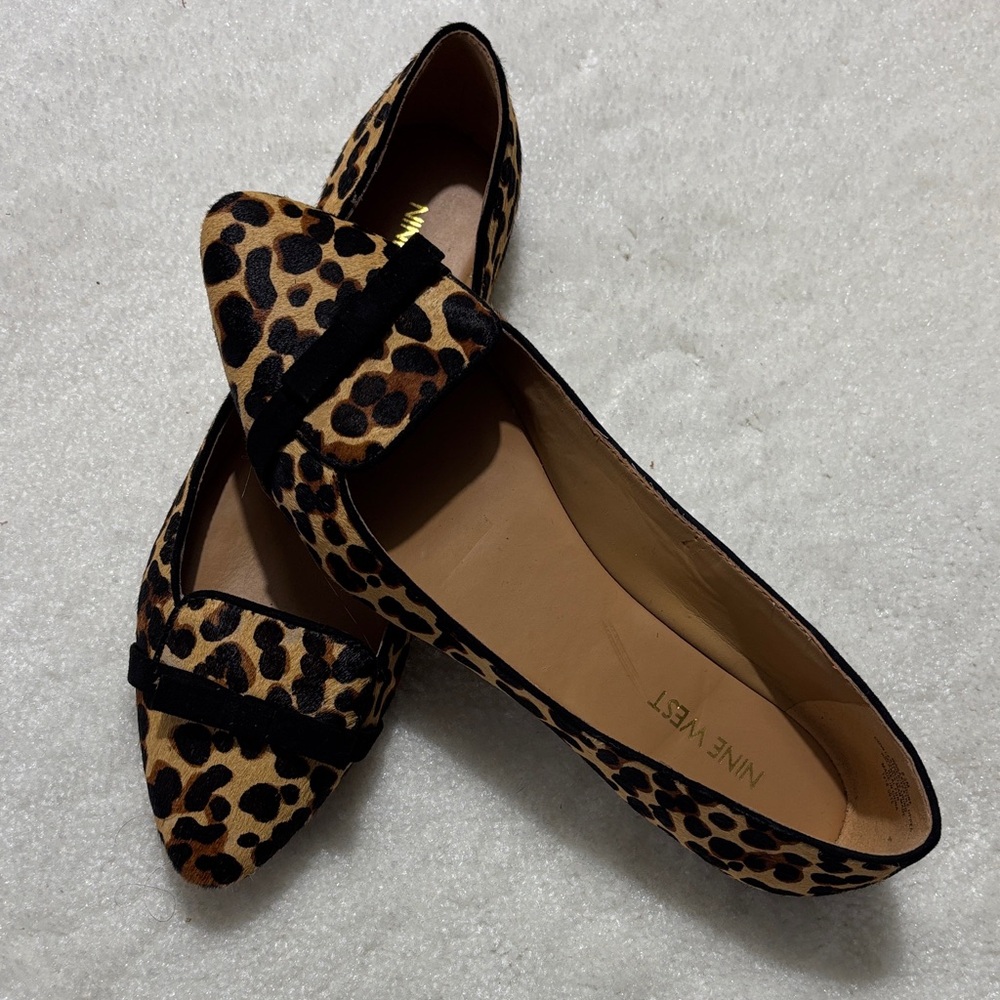 Nine West Leopard Print Flats